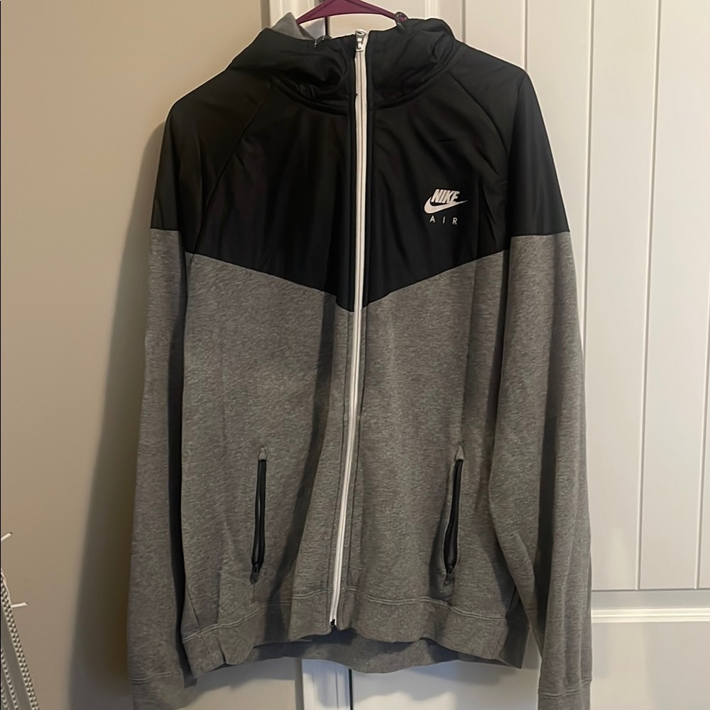 Nike Air Black and Gray Hoodie